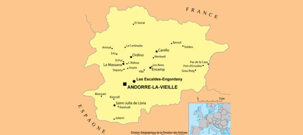 Andorra map