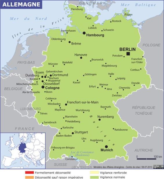 Map of Germany