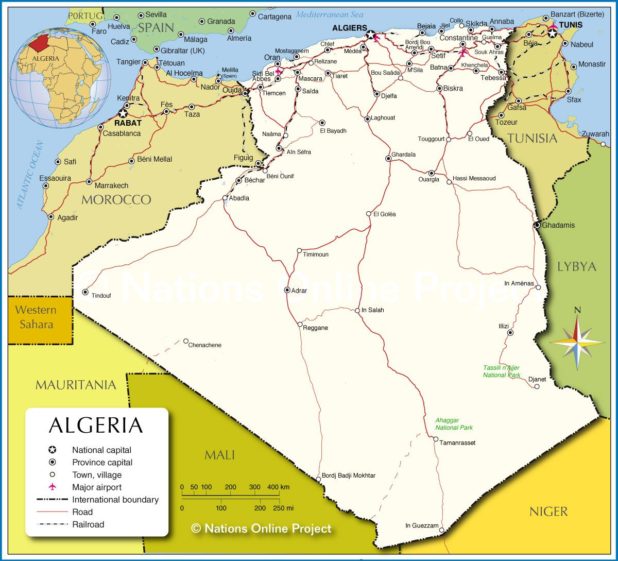 Algeria Map