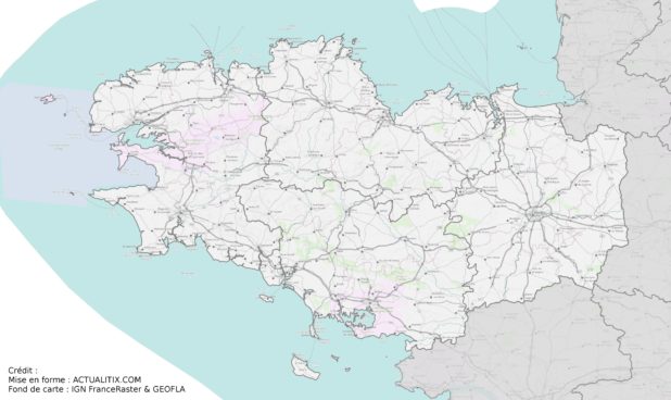 Brittany map