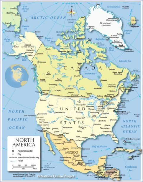 United States map
