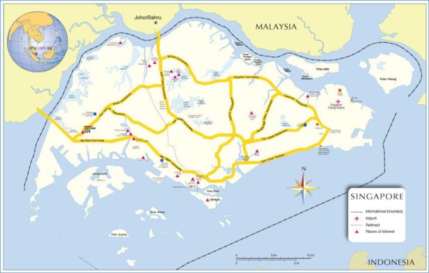 Singapore map