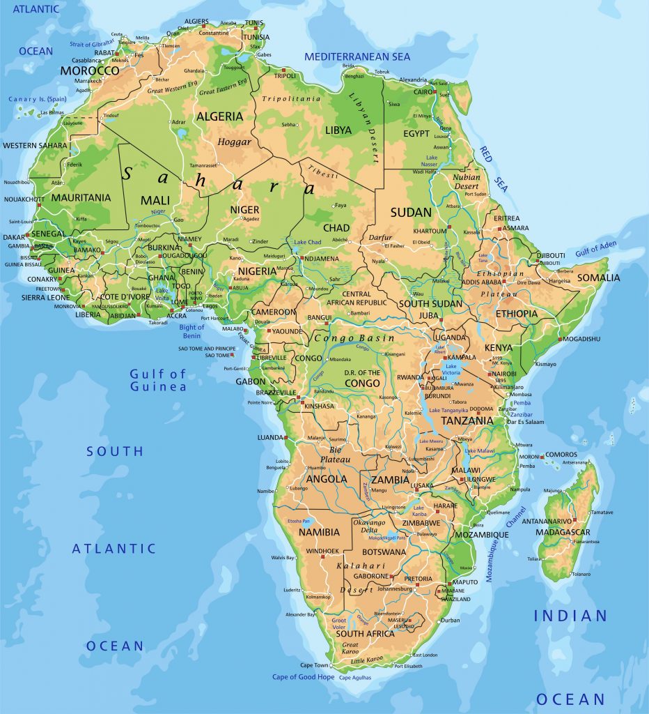 Map of Africa