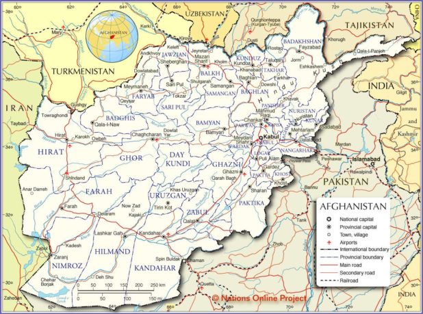 Map of Afghanistan