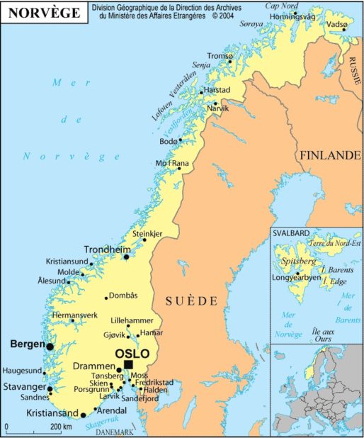 Norway map