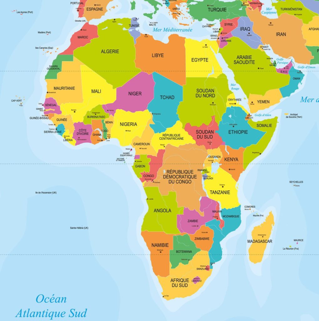 Map of African Countries