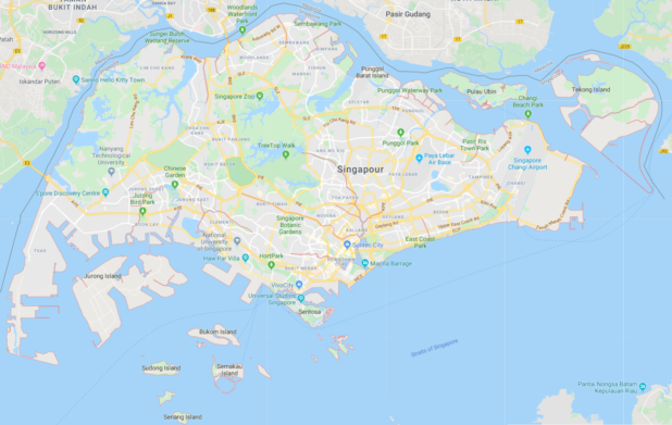 Singapore Google map