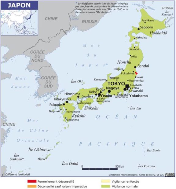 Japan map
