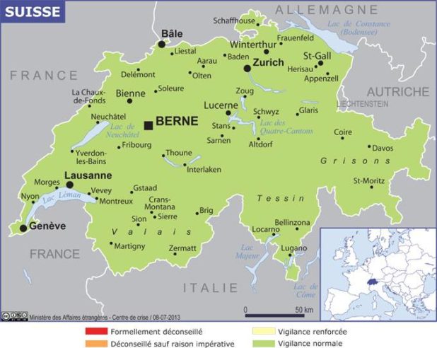 Switzerland Map
