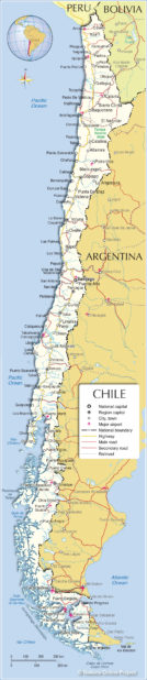 Map of Chile