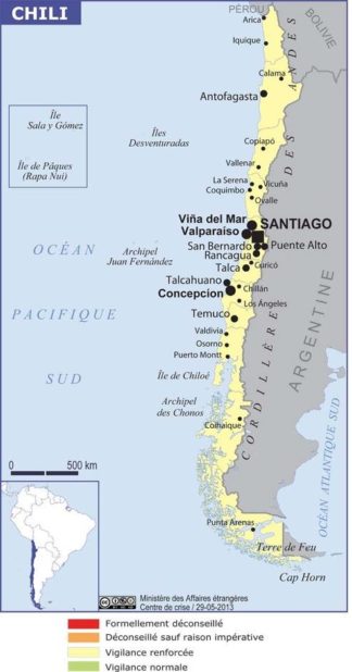 Chile map
