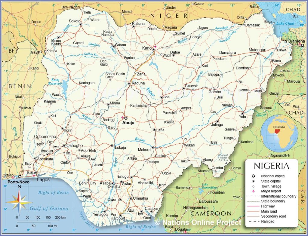 Nigeria map