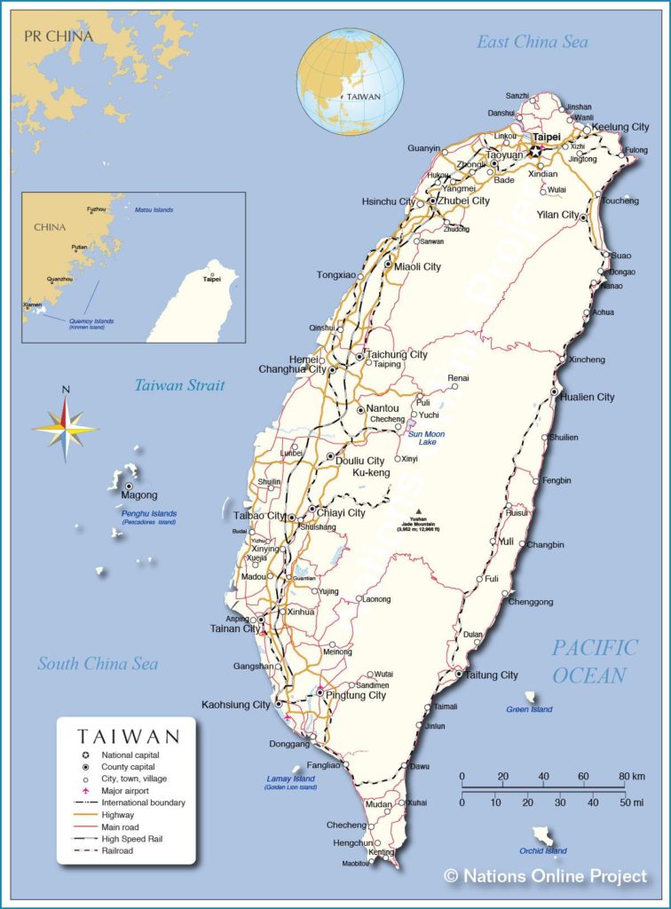 Taiwan map