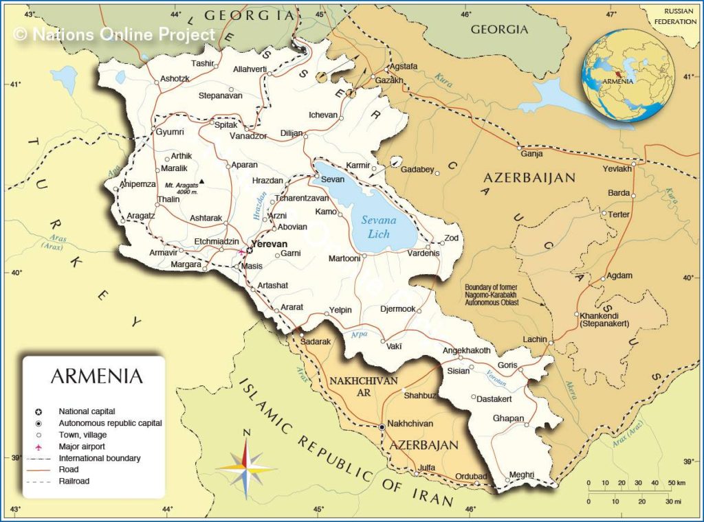 Armenia map